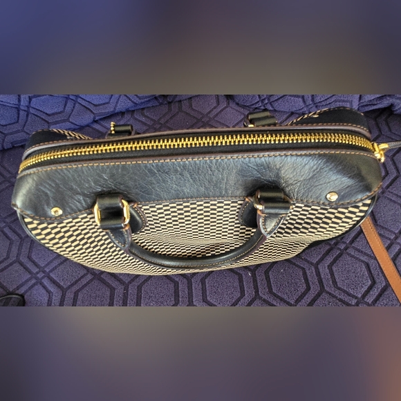 Coach Leather Mini Bennett Satchel Black Shoulder Crossbody Bag Tote - Picture 5 of 7